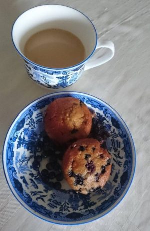 Blåbærmuffins med sukkererstatning