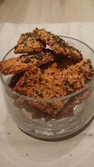 ﻿Glutenfri salte mandelkjeks